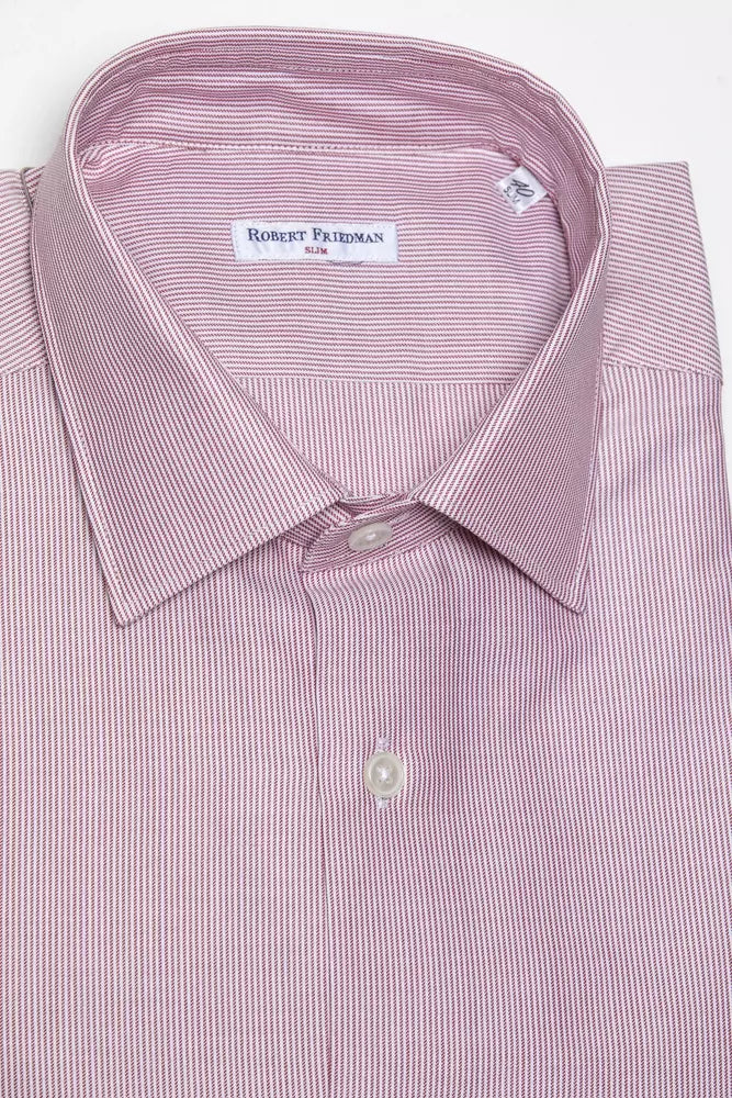 Camisa de algodón rosa para hombre de Robert Friedman