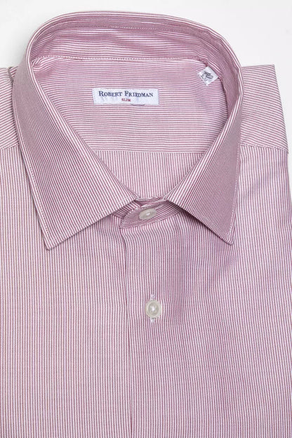 Camisa de algodón rosa para hombre de Robert Friedman