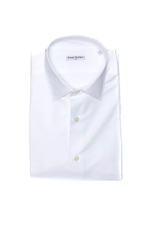 Camisa de algodón blanca para hombre de Robert Friedman