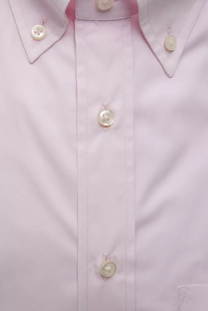 Camisa de algodón rosa para hombre de Robert Friedman