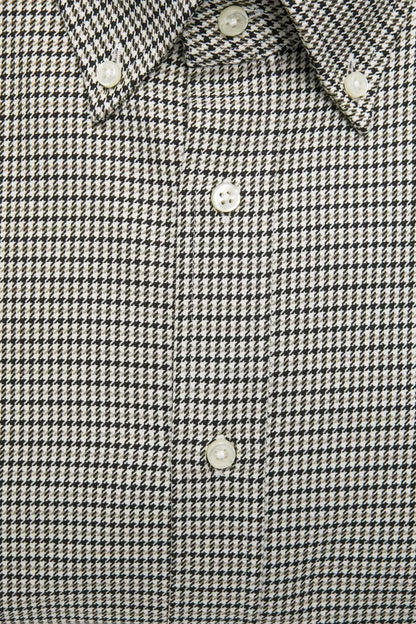 Camisa de algodón beige para hombre de Robert Friedman