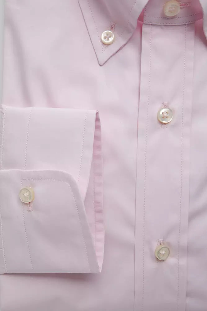 Camisa de algodón rosa para hombre de Robert Friedman