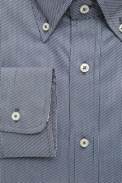 Camisa de algodón azul para hombre de Robert Friedman