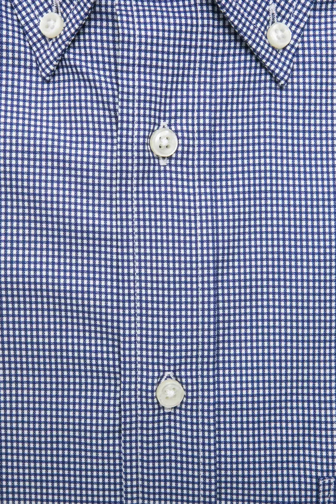 Camisa de algodón azul para hombre de Robert Friedman