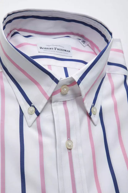 Camisa de algodón blanca para hombre de Robert Friedman