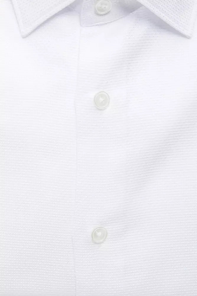 Camisa de algodón blanca para hombre de Robert Friedman