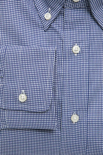 Camisa de algodón azul para hombre de Robert Friedman