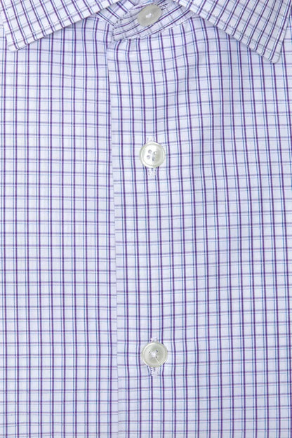 Camisa de algodón color burdeos para hombre de Robert Friedman