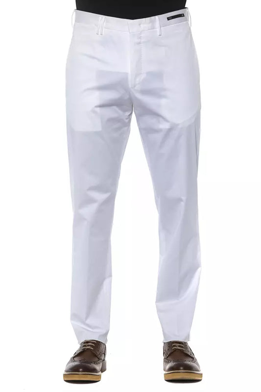 Pantalón de algodón blanco para hombre PT Torino