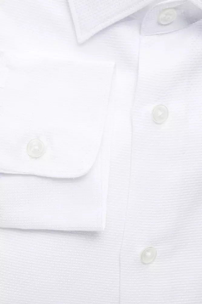 Camisa de algodón blanca para hombre de Robert Friedman