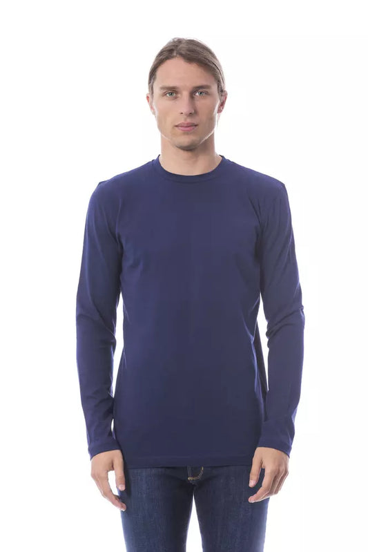 Camiseta de algodón azul Verri para hombre