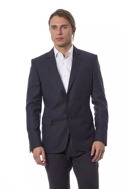 Blazer de lana azul Verri para hombre