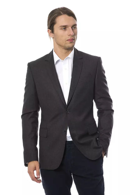 Blazer de lana gris Verri para hombre