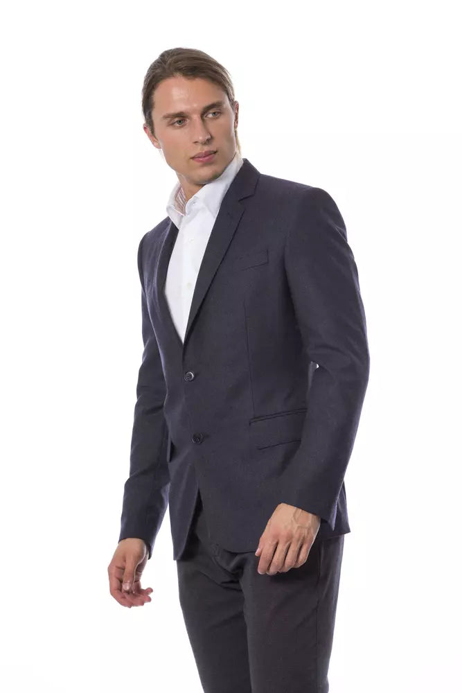 Blazer de lana azul Verri para hombre