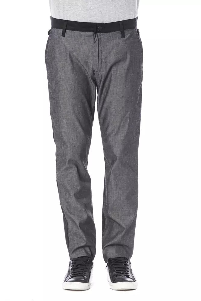 Pantalón de algodón negro Verri para hombre