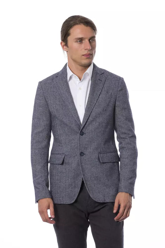 Blazer de poliéster azul Verri para hombre