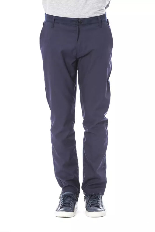 Pantalón de hombre de poliéster azul Verri