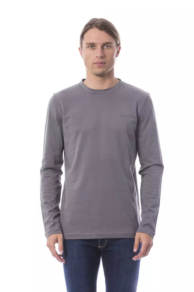 Camiseta de algodón gris Verri para hombre