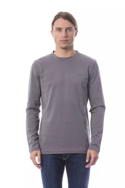 Camiseta de algodón gris Verri para hombre