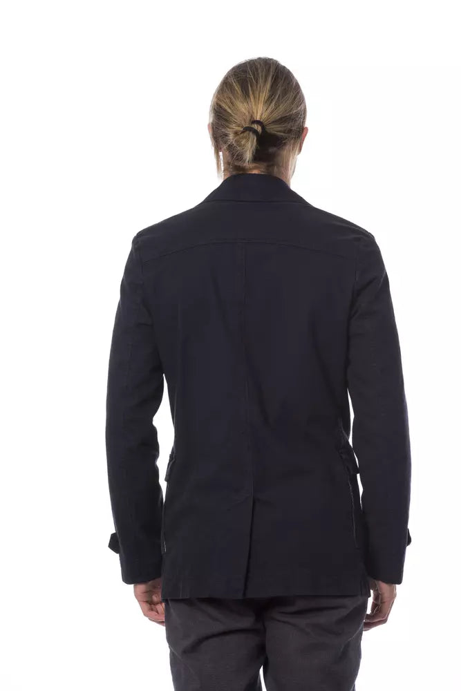 Blazer de algodón azul Verri para hombre