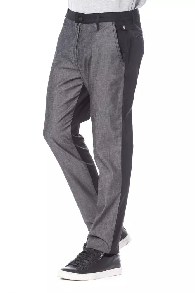 Pantalón de algodón negro Verri para hombre