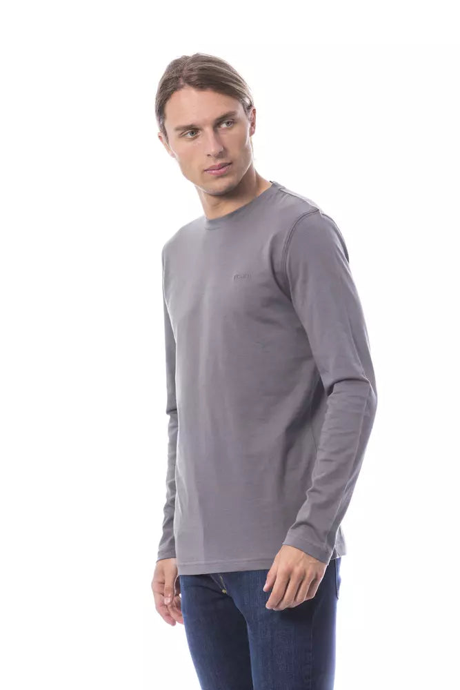 Camiseta de algodón gris Verri para hombre