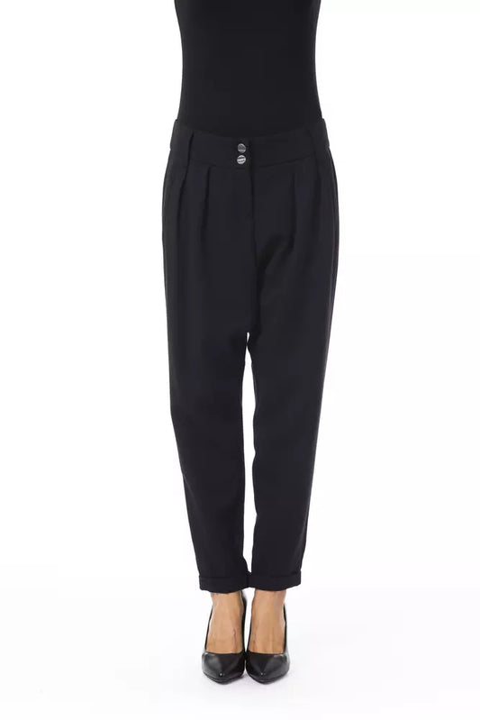 Pantalón de mujer BYBLOS de poliéster negro