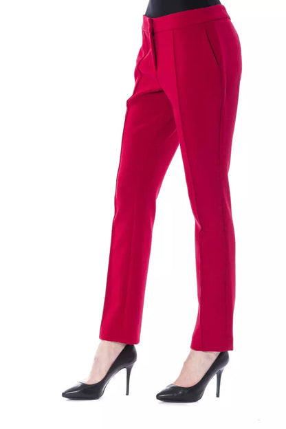 BYBLOS "Fuchsia Polyester Women Pant"