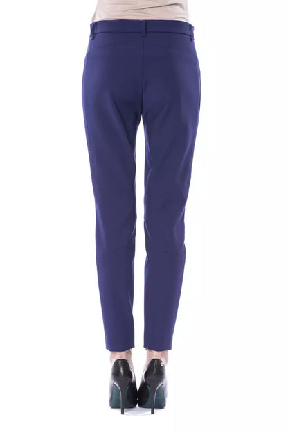 Pantalón de mujer BYBLOS de poliéster azul