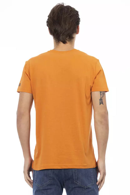 Camiseta de algodón naranja Action de Trussardi para hombre