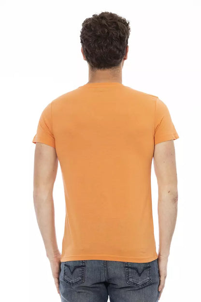 Camiseta de algodón naranja Action de Trussardi para hombre