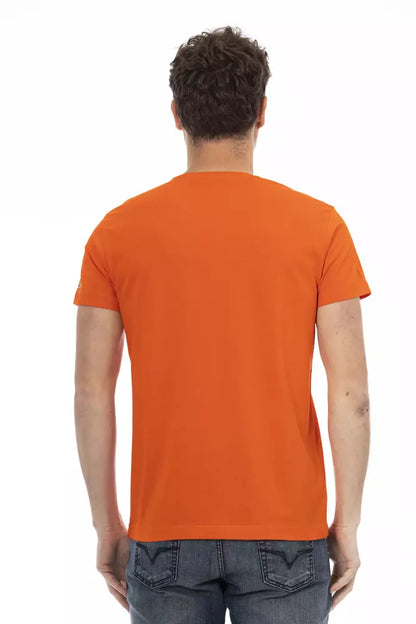 Camiseta de algodón naranja Action de Trussardi para hombre