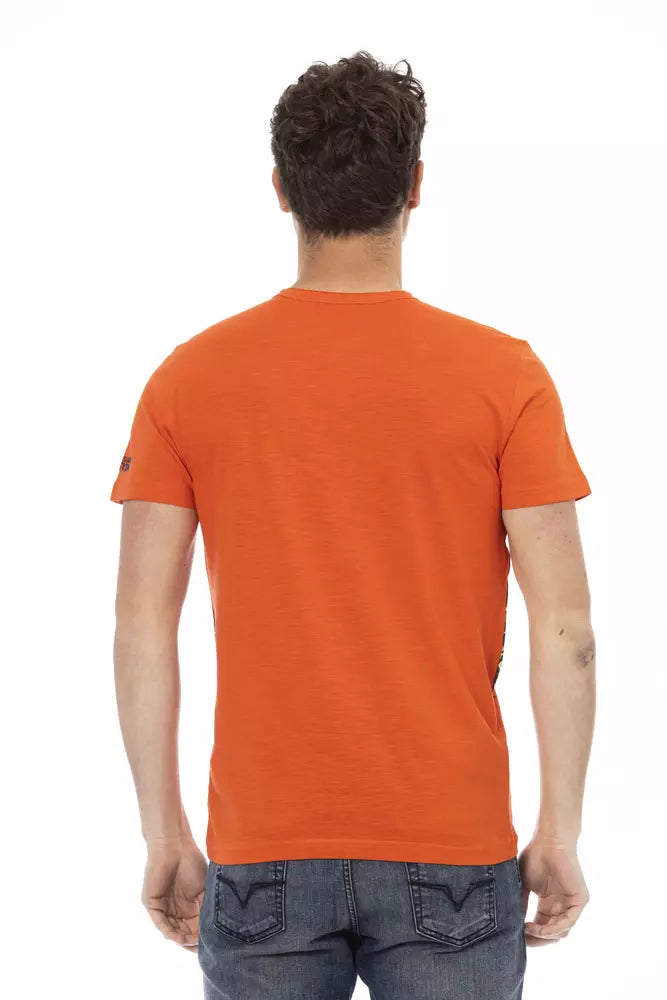 Camiseta de algodón naranja Action de Trussardi para hombre