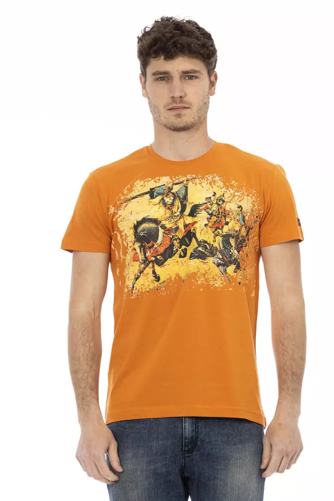 Camiseta de algodón naranja Action de Trussardi para hombre