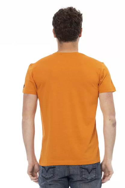 Camiseta de algodón naranja Action de Trussardi para hombre