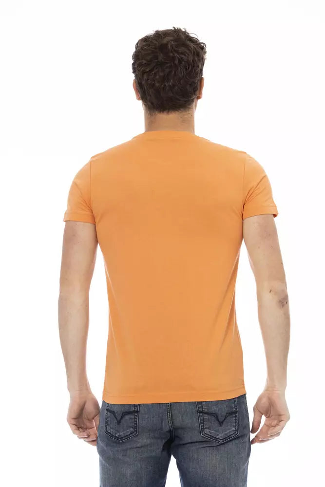 Camiseta de algodón naranja Action de Trussardi para hombre