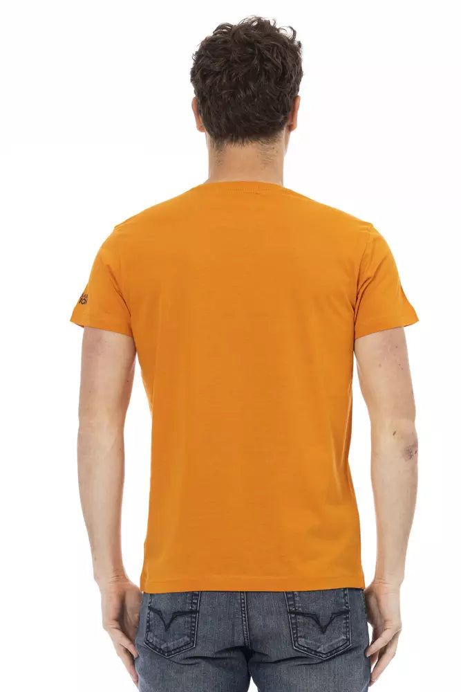 Camiseta de algodón naranja Action de Trussardi para hombre