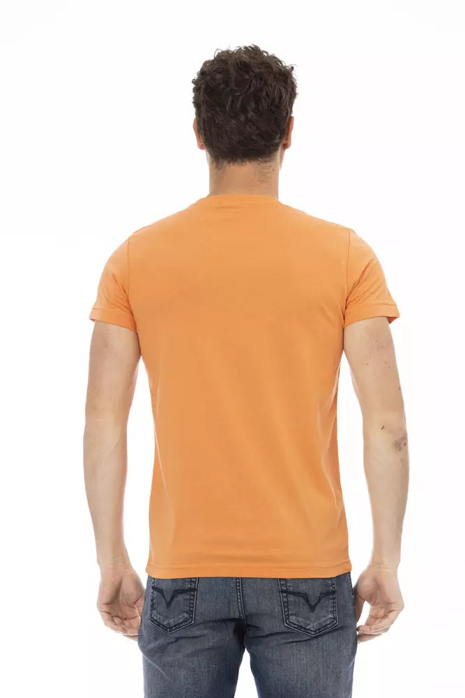 Camiseta de algodón naranja Action de Trussardi para hombre