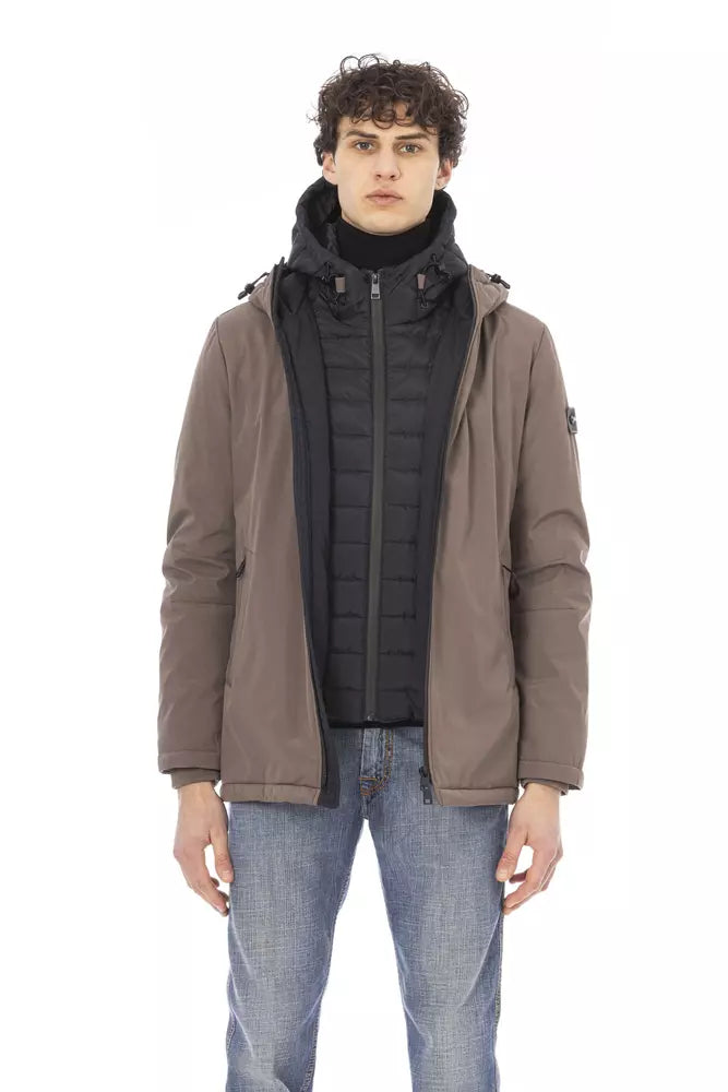 Baldinini Trend Chaqueta Hombre Poliéster Beige