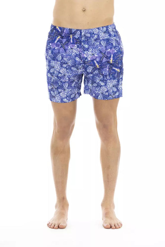 Traje de baño de poliéster azul claro para hombre de Just Cavalli