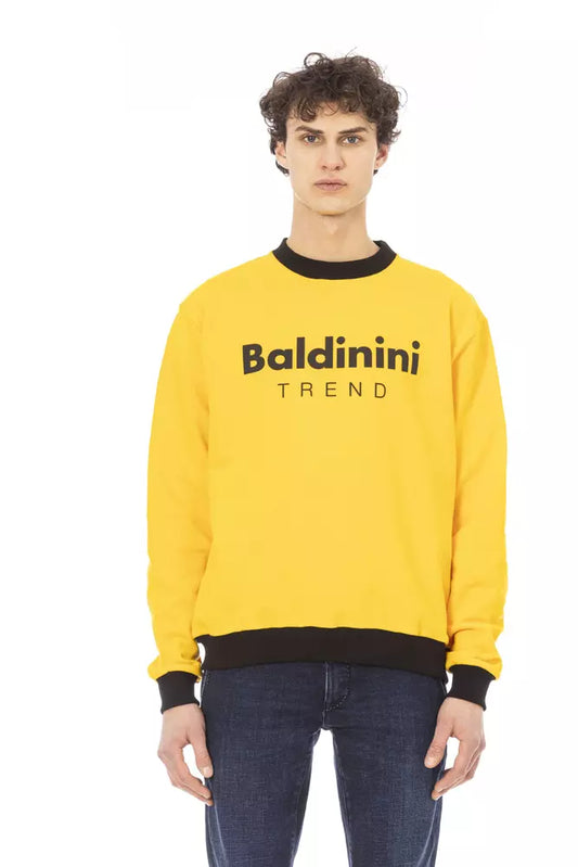 Jersey de algodón amarillo para hombre Baldinini Trend