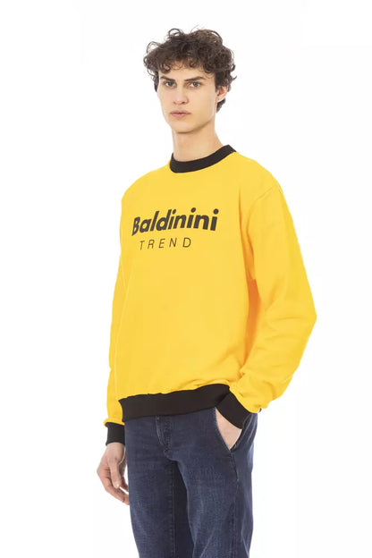 Jersey de algodón amarillo para hombre Baldinini Trend