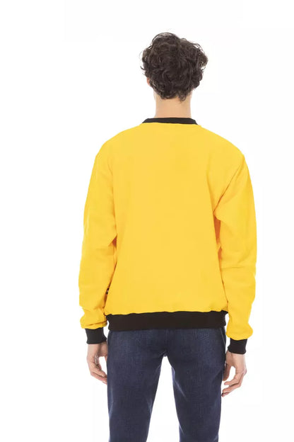 Jersey de algodón amarillo para hombre Baldinini Trend