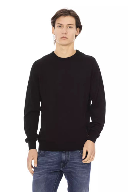 Jersey de hombre de tejido negro Baldinini Trend