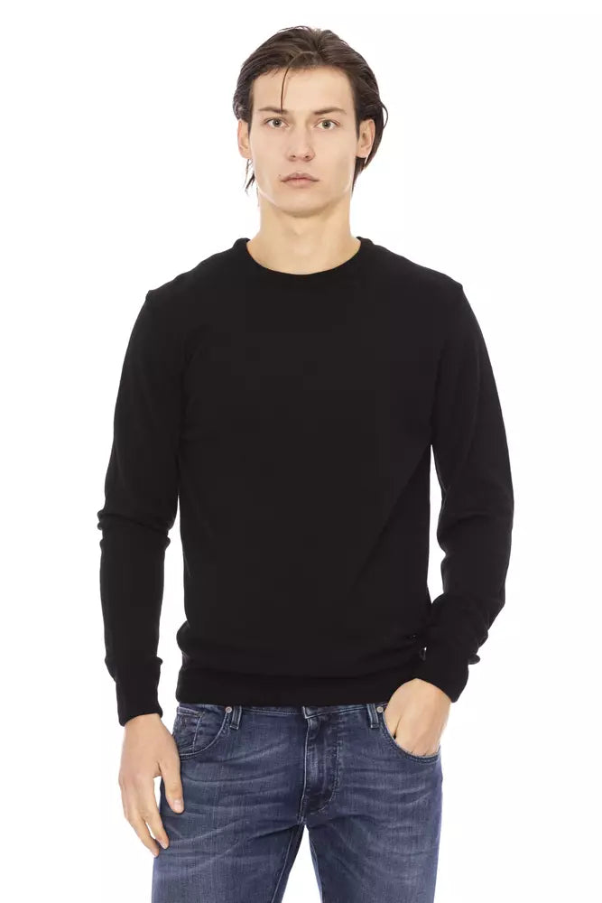 Jersey de hombre de tejido negro Baldinini Trend