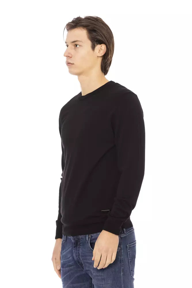 Jersey de hombre de tejido negro Baldinini Trend