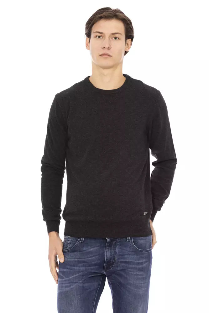 Jersey de lana negro para hombre Baldinini Trend