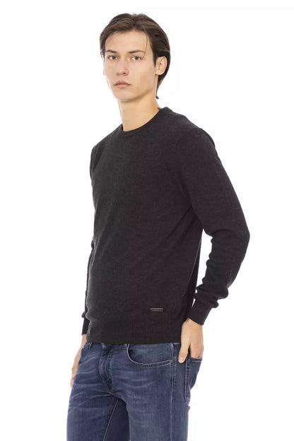 Jersey de lana negro para hombre Baldinini Trend