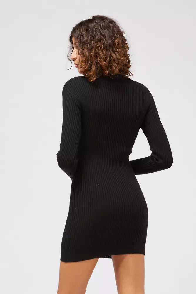 Vestido tipo jersey de viscosa negra para mujer de Custo Barcelona
