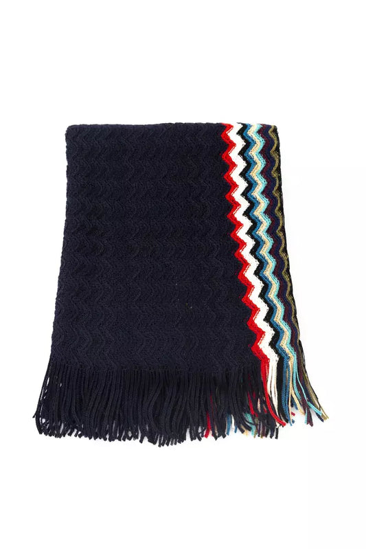 Bufanda de lana negra para hombre de Missoni